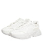 White Leather Daymaster Low Top Sneakers Shoes