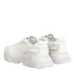 White Leather Daymaster Low Top Sneakers Shoes