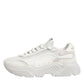 White Leather Daymaster Low Top Sneakers Shoes