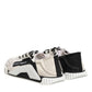 White Black Leather NS1 Sneaker  Shoes
