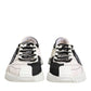 White Black Leather NS1 Sneakers Shoes