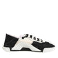 White Black Leather NS1 Sneakers Shoes