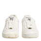 White Leather MIAMI Low Top Sneakers Shoes