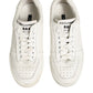 White Leather MIAMI Low Top Sneakers Shoes
