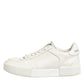 White Leather MIAMI Low Top Sneakers Shoes