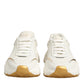 White Gold Daymaster Low Top Sneakers Shoes