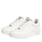 White Leather MIAMI Low Top Sneakers Shoes