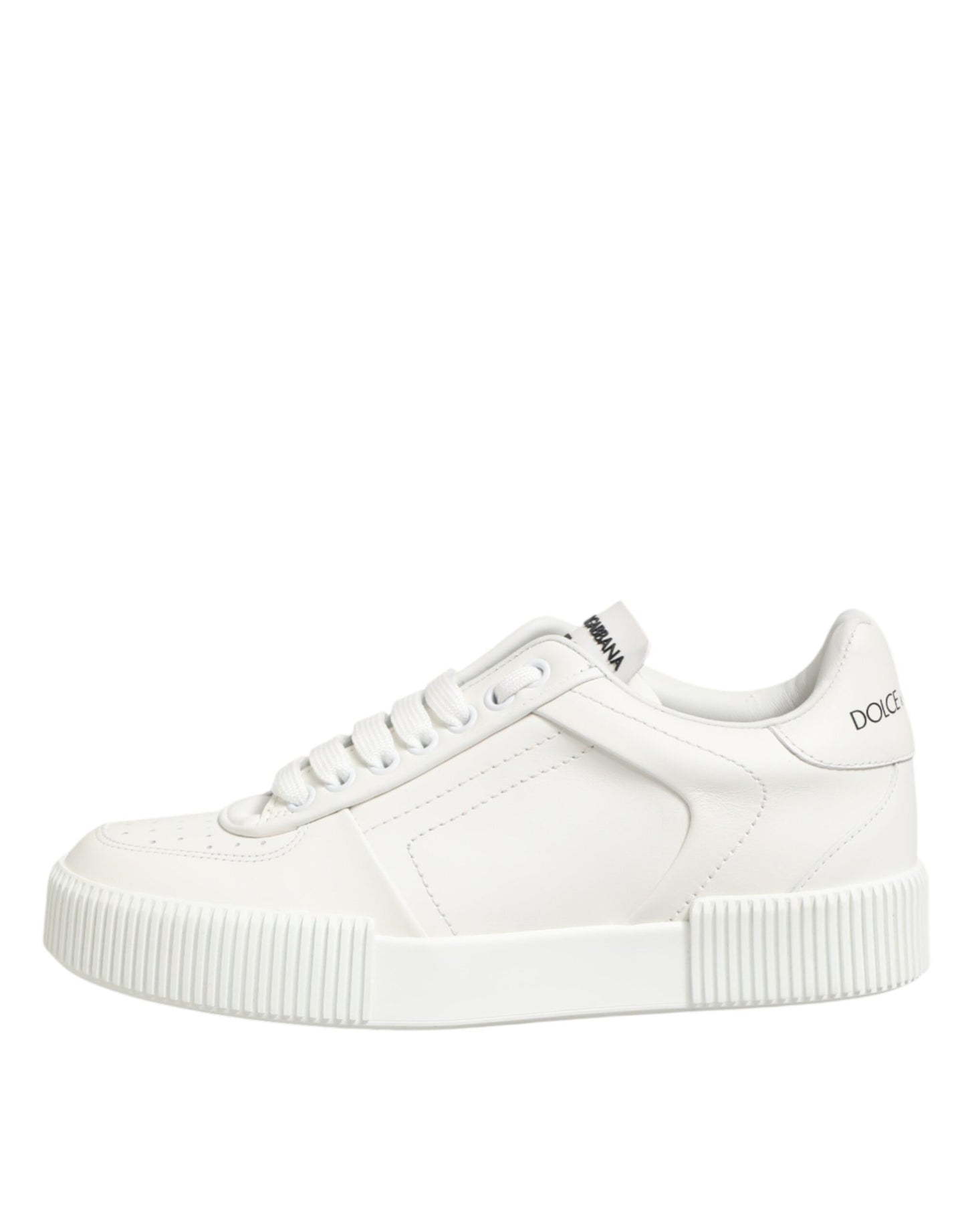 White Leather MIAMI Low Top Sneakers Shoes