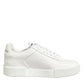 White Leather MIAMI Low Top Sneakers Shoes