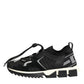 Black Mesh Sorrento Trekking Sneakers Shoes