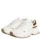 White Gold Daymaster Low Top Sneakers Shoes