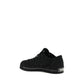 Black Leather Low Top Sneakers