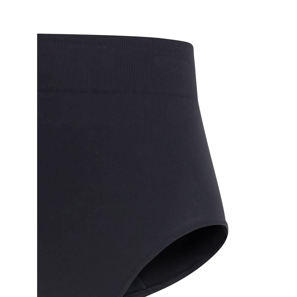 Black Polyamide Bermuda Shorts