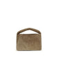 Beige Calf Leather Bos Taurus Shoulder Bag