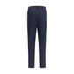Blue Cashmere Casual Pants