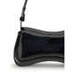 Black Polyethylene Shoulder Bag
