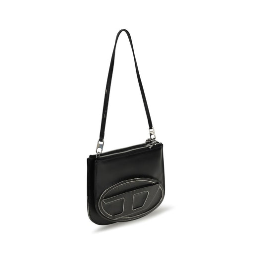 Black Calf Leather Bos Taurus Shoulder Bag