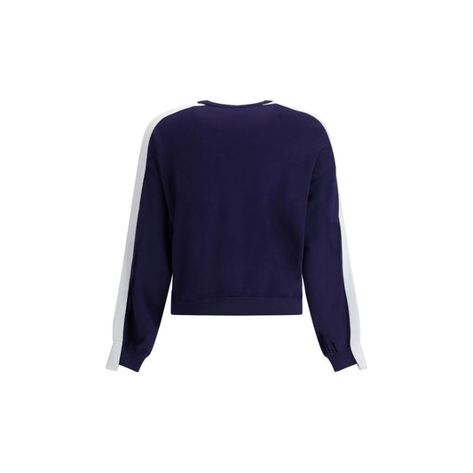 Blue Viscose Sweatshirt