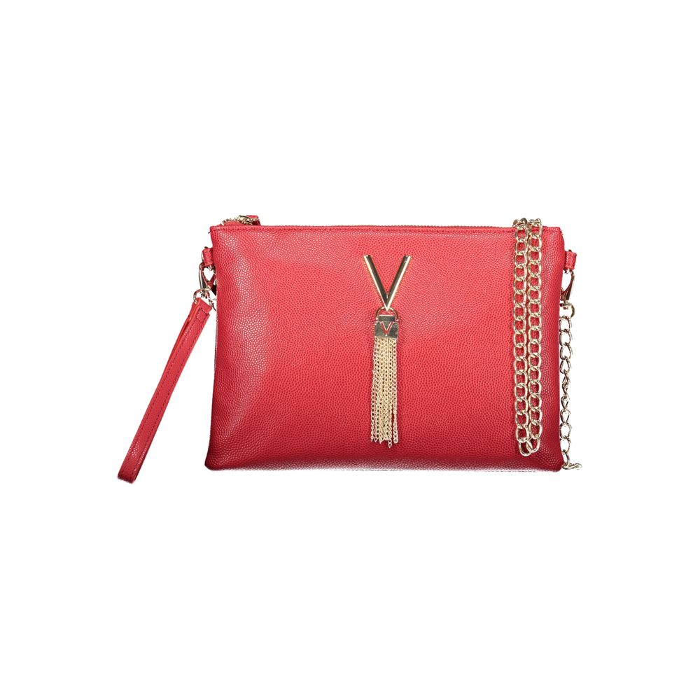 Rosso Polyurethane Women Handbag