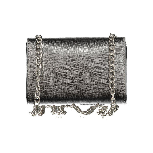 Gray Polyethylene Women Handbag