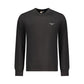 Black Cotton Men Sweater