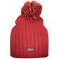 Red Polyester Women Hat