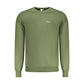 Green Cotton Men Sweater