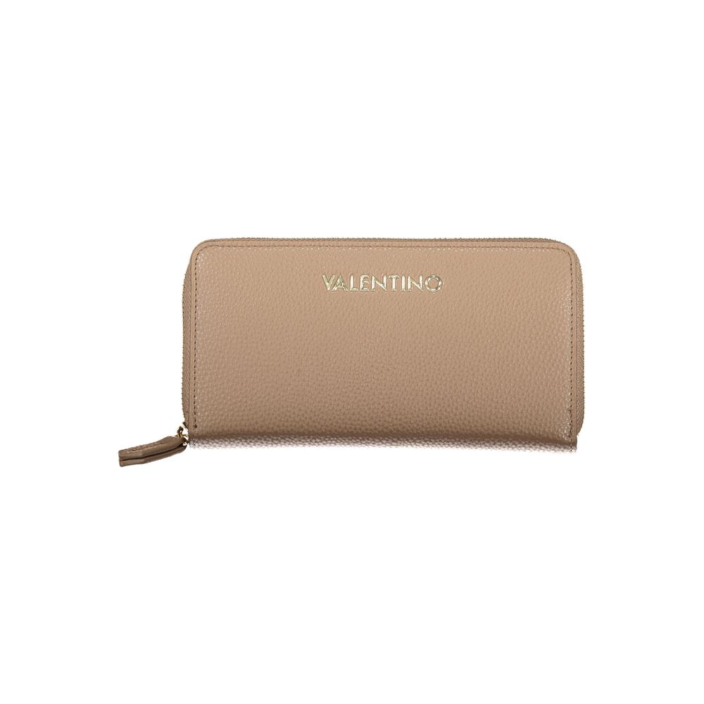 Beige Polyethylene Women Wallet