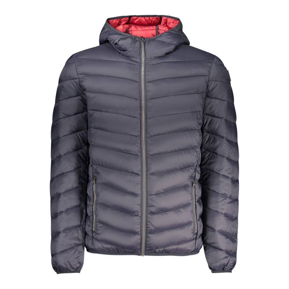 Blue Polyamide Men's Jacket