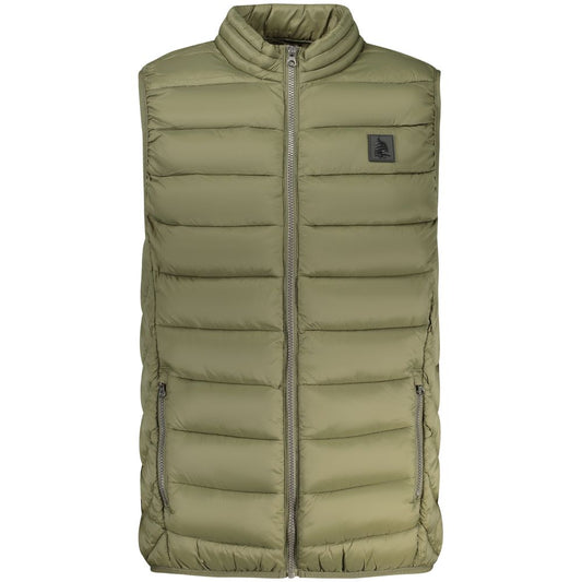 Green Polyamide Men Jacket