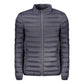 Blue Polyamide Men Jacket
