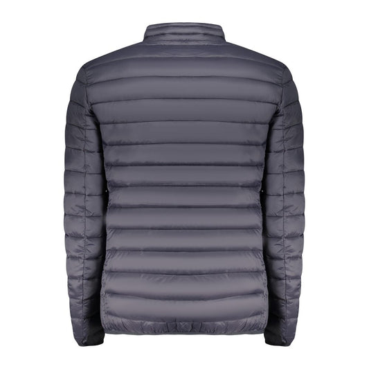 Blue Polyamide Men Jacket