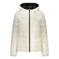 White Polyester Women's Jacket