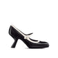 Black Calfskin High Heel Pumps