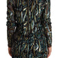 Sheath Multicolor Sequin Long Sleeves Mini Dress