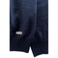 Blue Cashmere Men Sweater