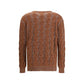 Brown Fleece Wool Sweatshirt