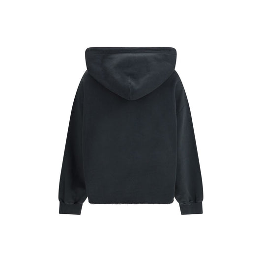 Black Cotton Sweatshirt