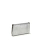 Silver Polyester Shoulder Bag