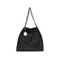 Black Polyester Shoulder Bag