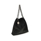 Black Polyester Shoulder Bag