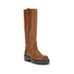 Brown Calf Leather Bos Taurus Boots