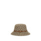 Beige Polyester Bucket Hat