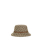 Beige Polyester Bucket Hat