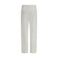 White Cotton Dress Pants