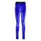 Blue Viscose Leggings
