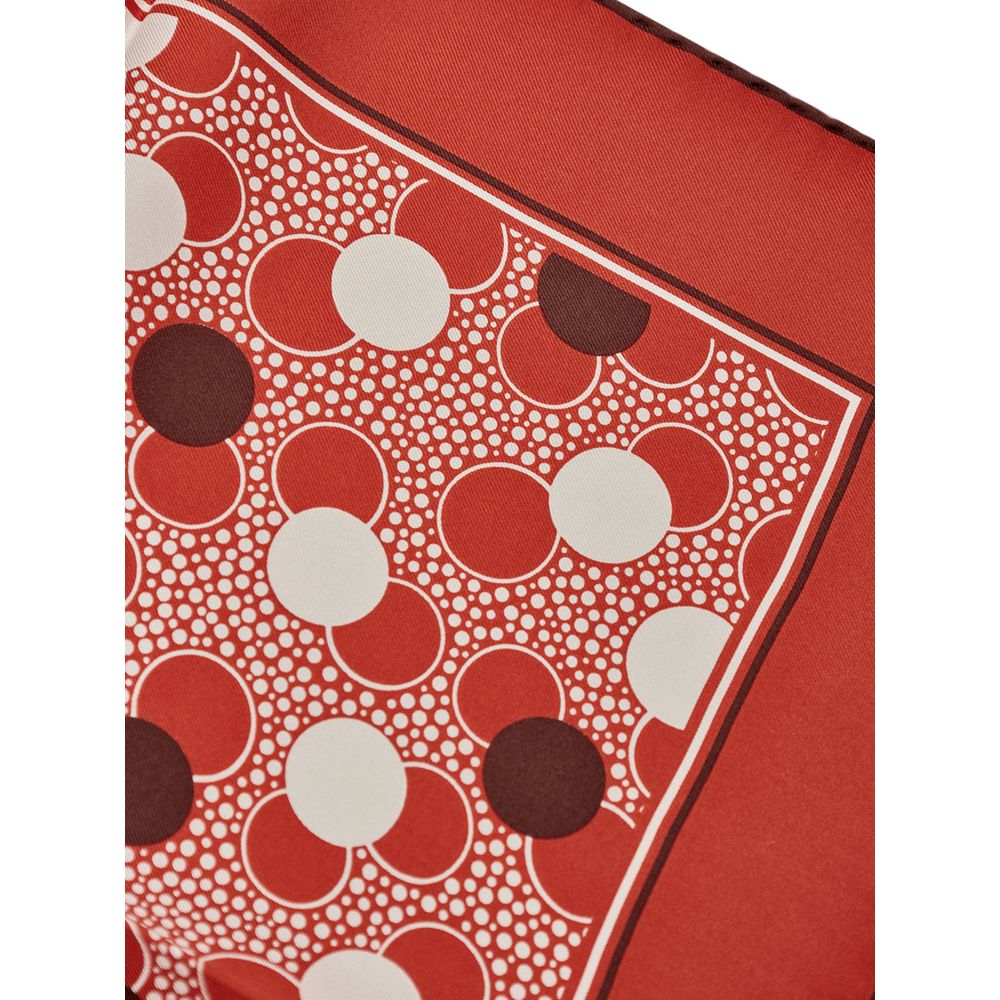Red Silk Pocket Square