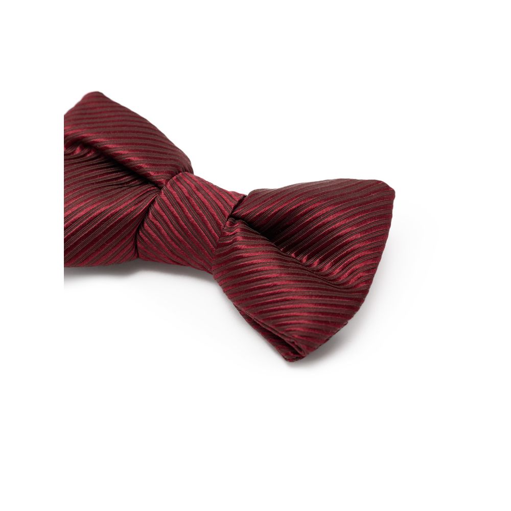 Red Silk Bowtie