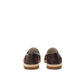 Brown Suede Leather Espadrilles