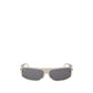 Gray Metal Sunglasses